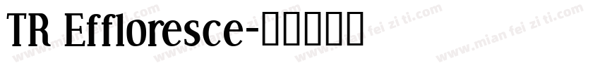 TR Effloresce字体转换
